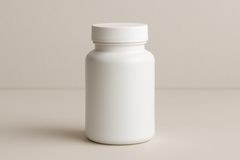 White no label bottle